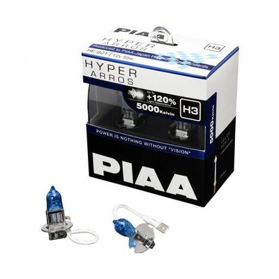 PIAA - H3 Hyper Arros 5000K Halogen Bulb