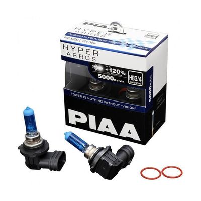 PIAA - HB3/HB4 Hyper Arros 5000K Halogen Bulb