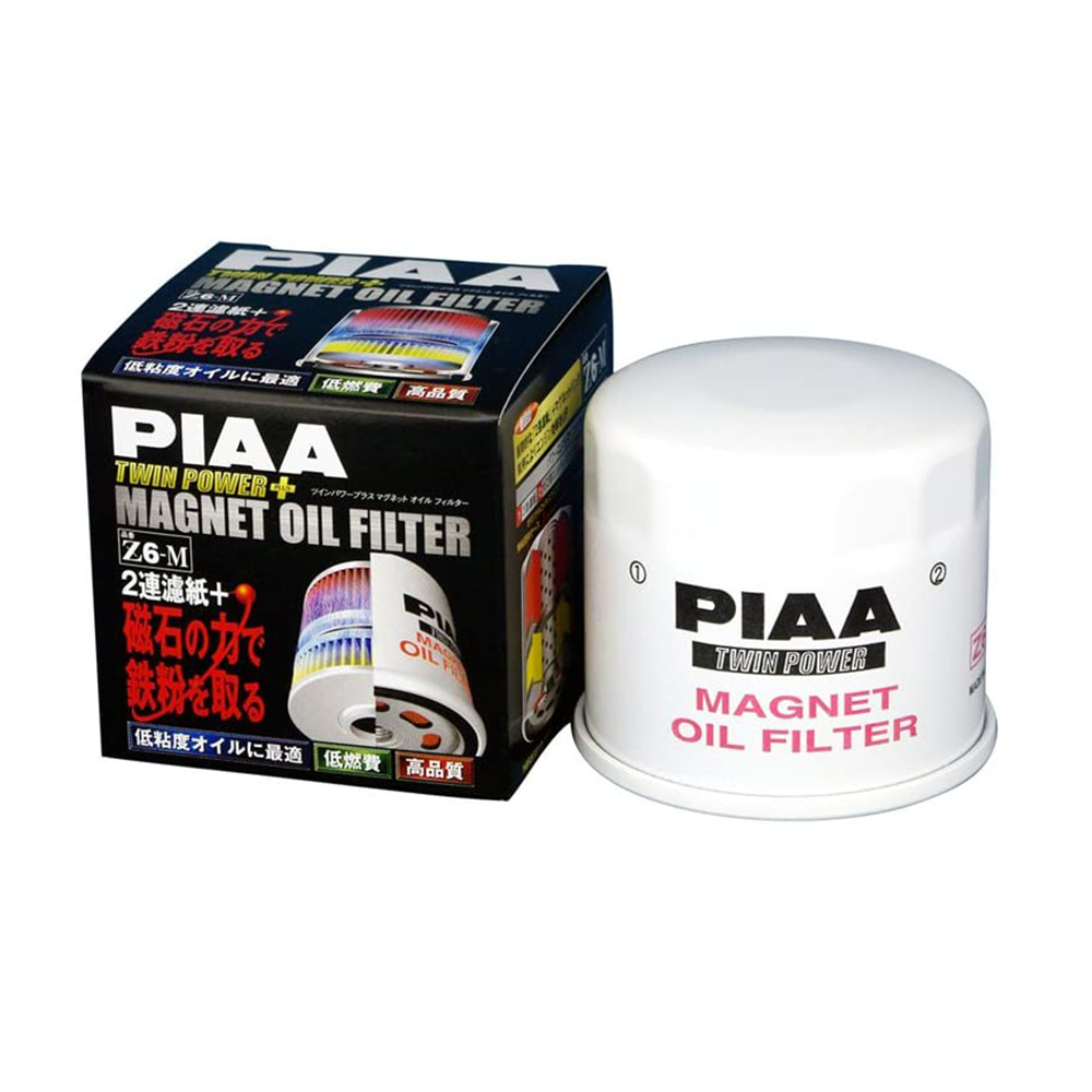 PIAA Z6M Twin Power Magnetic Oil Filter (Mazda &amp; Subaru)