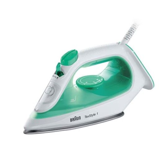 Braun TexStyle 1 Steam Iron SI 1040 Green/White
