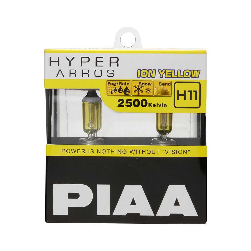 Piaa Hyper Arros HE-996Y 2500K Ion Yellow Halogen Bulb (H11)