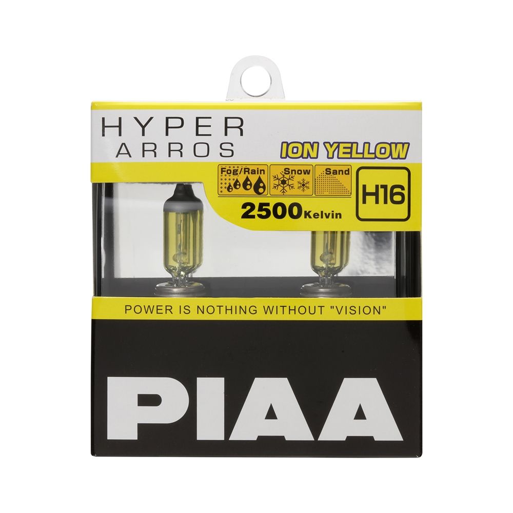 Piaa Hyper Arros HE-997Y 2500K Ion Yellow Halogen Bulb (H16)