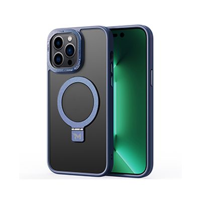 Machino View KS Hybrid Stand Case for iPhone 16 Pro/ 16 Pro Max Blue