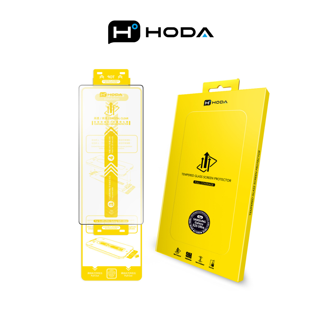 Hoda 0.21mm 2.5D (Clear) Full Coverage Tempered Glass Screen Protector for Samsung Galaxy S25 Series