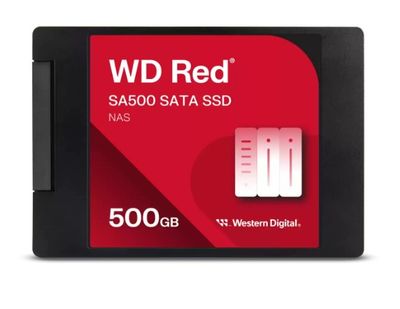 Western Digital Red SA500 NAS SATA SSD 2.5”/7mm Cased Western Digital Red SA500 NAS SATA SSD 2.5”/7mm Cased
