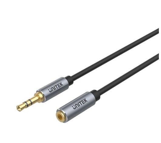 Unitek Headphone Extension Cable (3.5mm Plug to 3.5mm Jack) Stereo Audio Cable Y-C932ABK