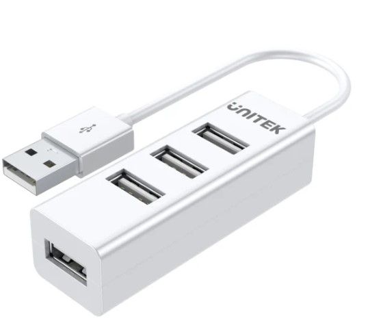 Unitek 4 Ports USB 2.0 Hub (80cm Cable) Y-2146