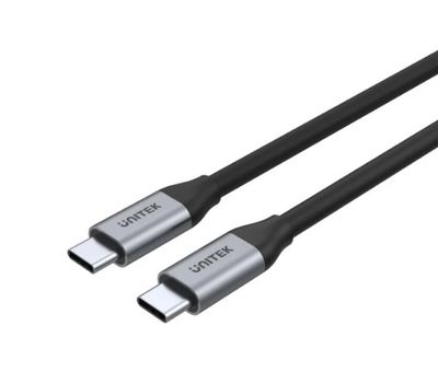 Unitek Full-Featured USB-C 100W PD Fast Charging Cable with 4K@60Hz and 10Gbps Data (USB 3.2 Gen2) 1M C14082ABK