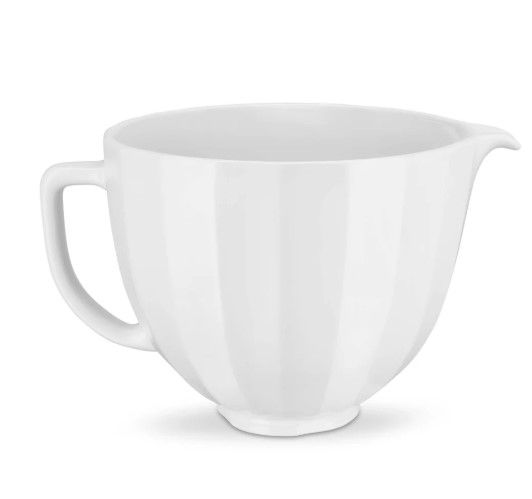 KitchenAid 4.7L Ceramic Mixing Bowl - White Shell