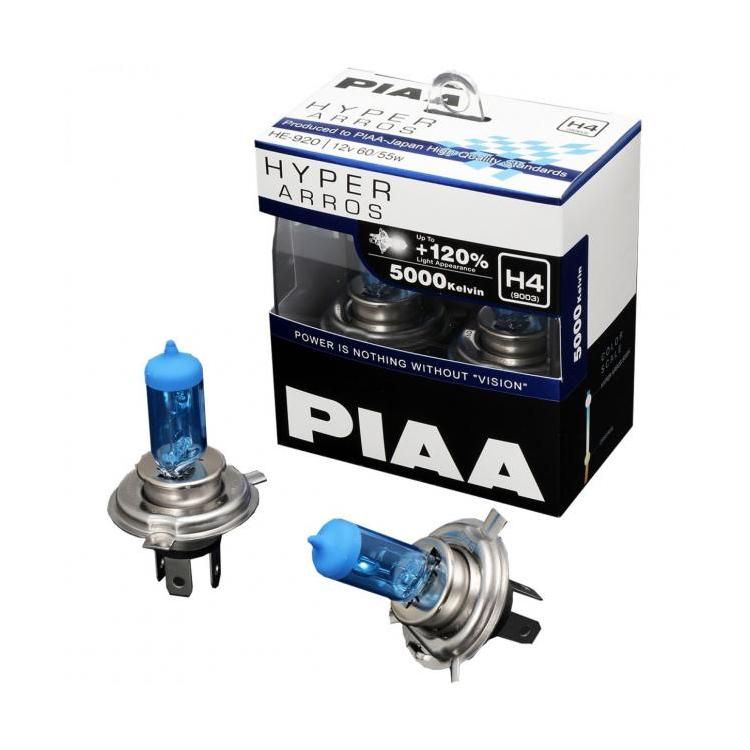 Piaa H4 Hyper Arros 5000K Halogen Bulb