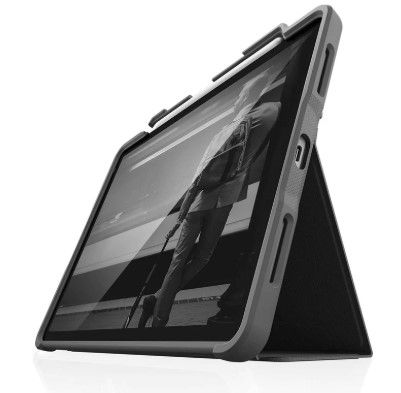 STM Dux Plus for iPad Pro 11&quot; ( 3rd - 2nd - 1st Gen ) ( 2022 - 2018 ) - iPad Air 10.9&quot; ( 5th - 4th Gen ) ( 2022 - 2020 ) - Black