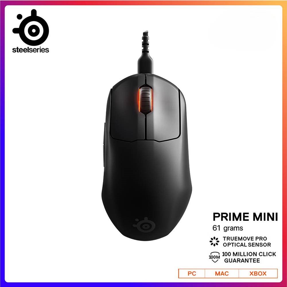 SteelSeries Prime Mini Pro Series Wired Gaming Mouse 61g Ultra Lightweight Esports Smaller Lighter Mice 62421