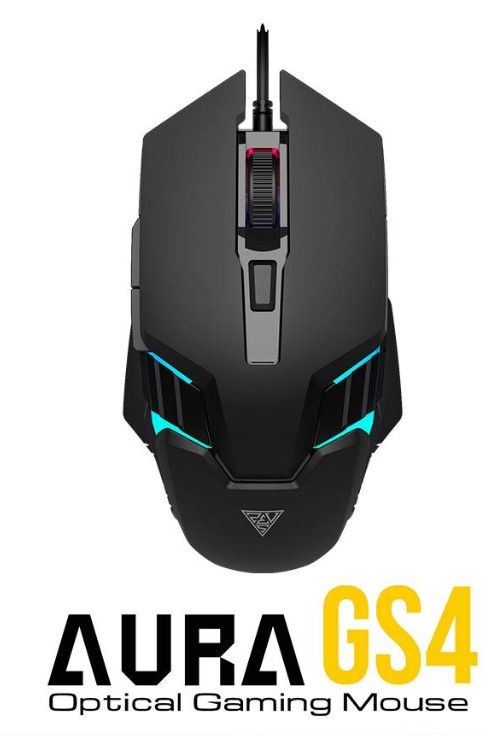 Gamdias AURA GS4 Multicolor Gaming Mouse 6 Multi-functional Keys 3600-DPI Optical Sensor Wired USB Mice