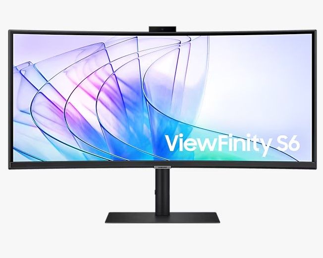 Samsung 34&quot; ViewFinity Monitor S6 S65VC UWQHD LS34C650VAEXXS