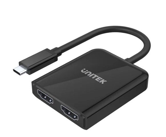 Unitek 4K 60Hz USB-C to Dual HDMI 2.0 Adapter with MST Dual Monitor V1408A