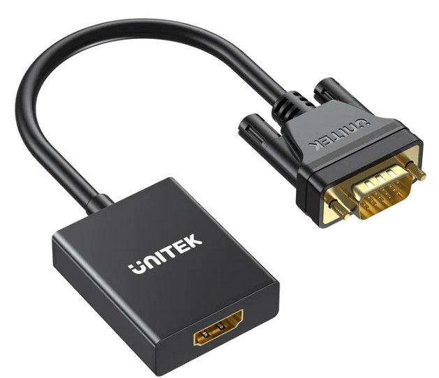 Unitek VGA to HDMI Adapter  V1112ABK01