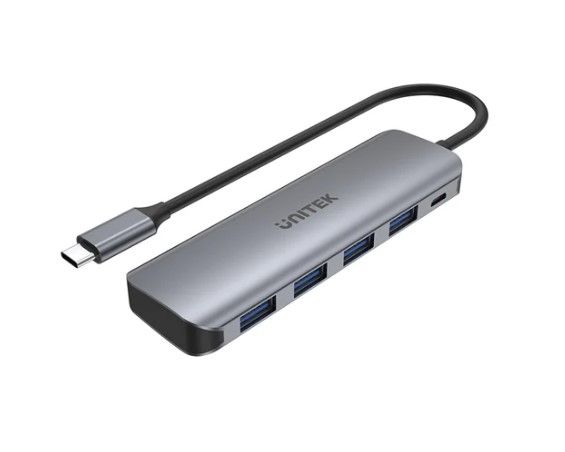 Unitek uHUB P5+ 4 Ports Powered USB-C Hub  H1107A