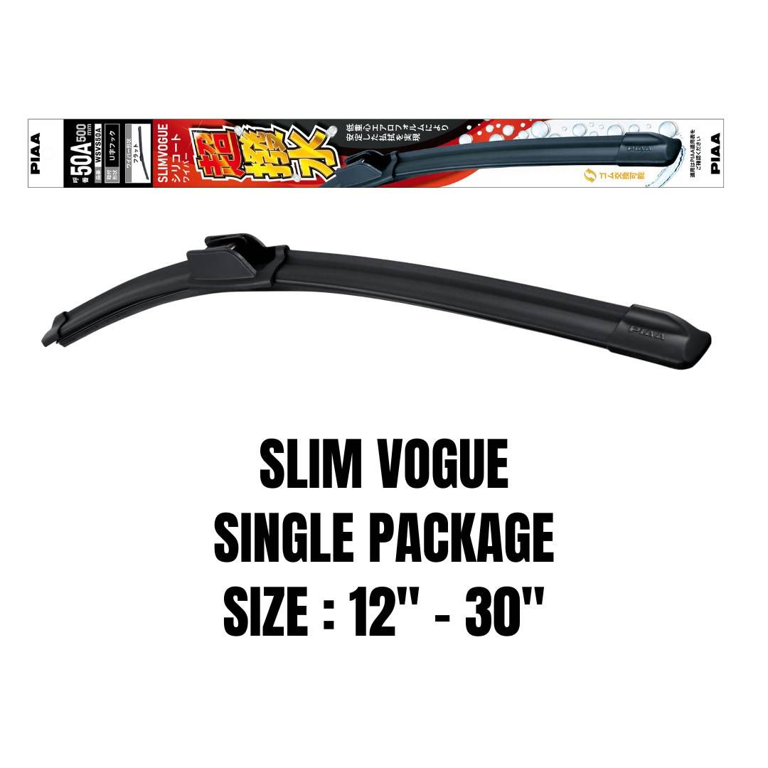 Piaa Slim Vogue Silicone Flat Wiper 12&quot; - 30&quot;
