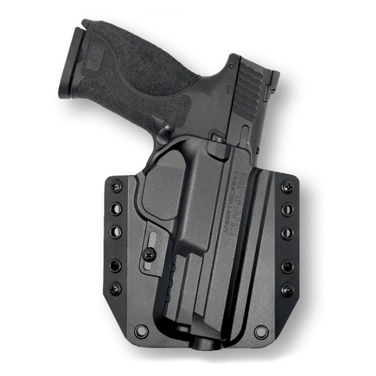 Bravo Concealment BCA 3.0 Black Right Hand OWB Holster for S&amp;W M&amp;P 40 2.0 Compact (4&quot;) BC10-1024