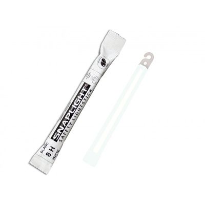 Cyalume 6&quot; Snaplight 8 Hours White Lightstick (Per Pc) - Expired Date 8/2028
