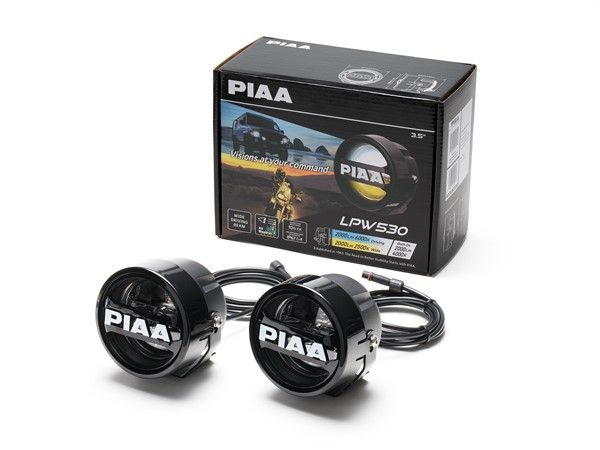 Piaa DKW531 LPW530 3.5&quot; LED White 6000K + Yellow 2500K Dual Colour Driving Beam Kit