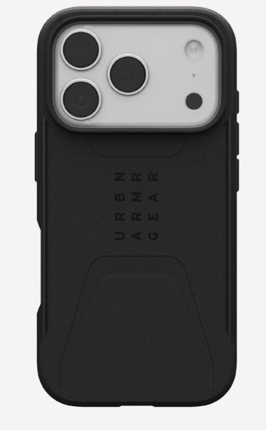UAG Civilian Magsafe Case for iPhone 17 Pro/17 Pro Max, Model/Color: 17 Pro Black