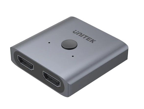 Unitek 4K Aluminium HDMI 2.0 Switch 2-To-1 Bi-Directional V1127A Unitek 4K Aluminium HDMI 2.0 Switch 2-To-1 Bi-Directional V1127A
