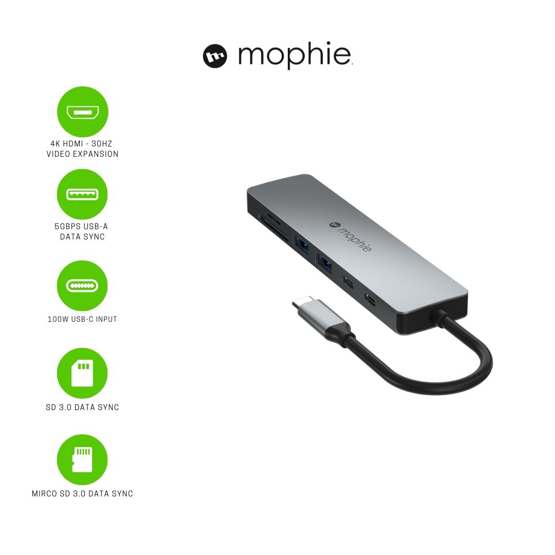 Mophie USB-C 7 IN 1 Multimedia Hub