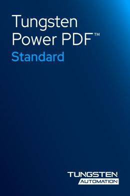 Tungsten Automation Power PDF 5 Standard (1-User License, Windows) Tungsten Automation Power PDF 5 Standard (1-User License, Windows)