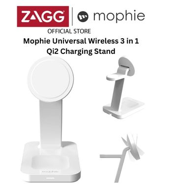 Mophie Universal Wireless 3 in 1 Qi2 Charging Stand