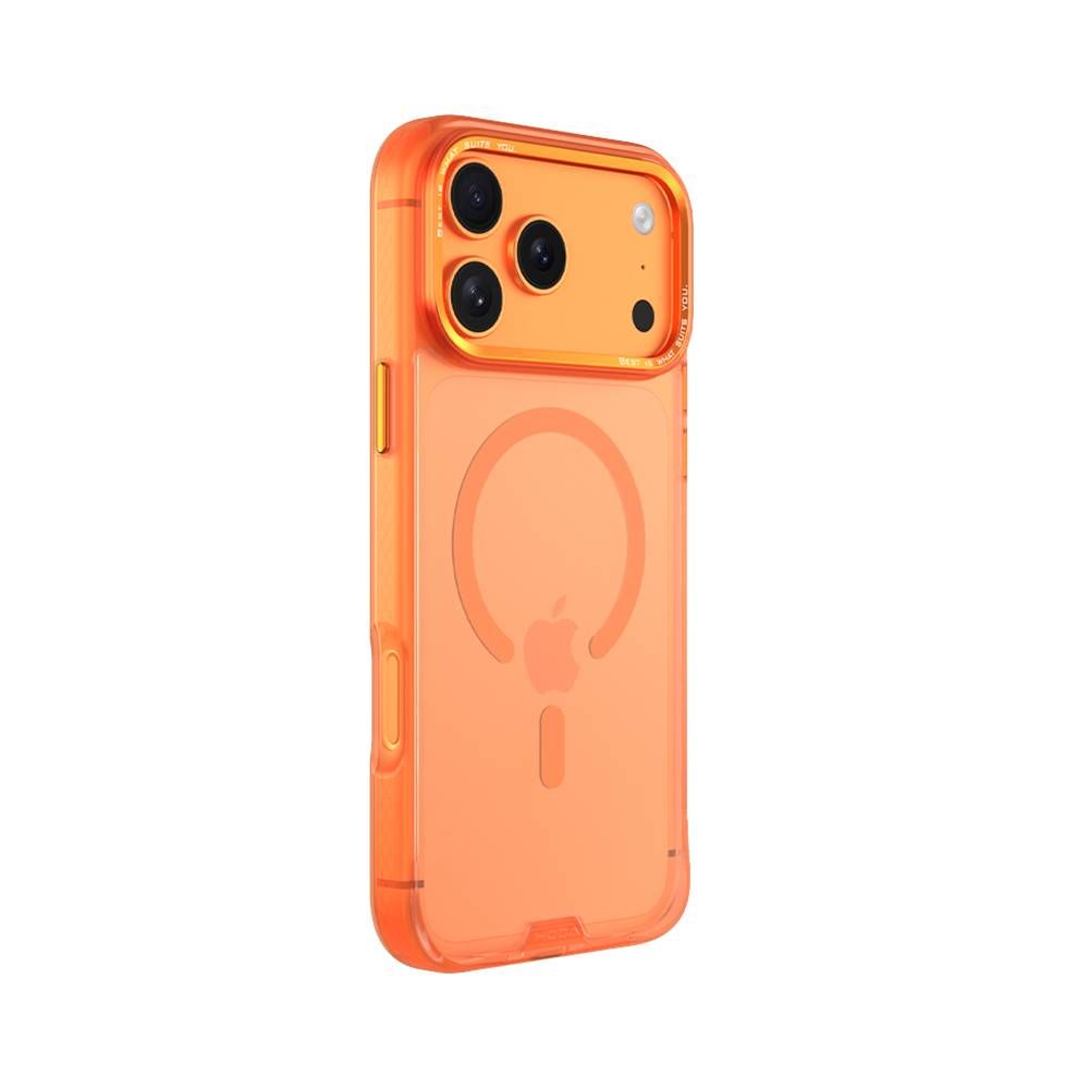 Hoda iPhone 17 Pro / 17 Pro Max Rough Magnet Case Orange Hoda iPhone 17 Pro / 17 Pro Max Rough Magnet Case Orange