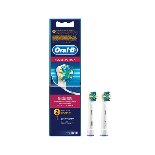 Braun Oral-B Floss Action Replacement Brush Heads EB-25