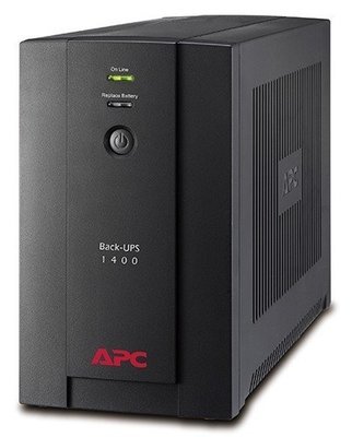 APC Back-UPS 1400VA, 230V, AVR, Universal and IEC Sockets BX1400U-MS