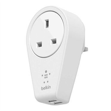 Belkin BOOST↑UP 2-Port Swivel Charger + Outlet F8M102sa