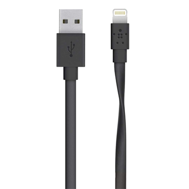 Belkin MIXIT↑ Flat Lightning to USB Cable F8J148bt04-BLK