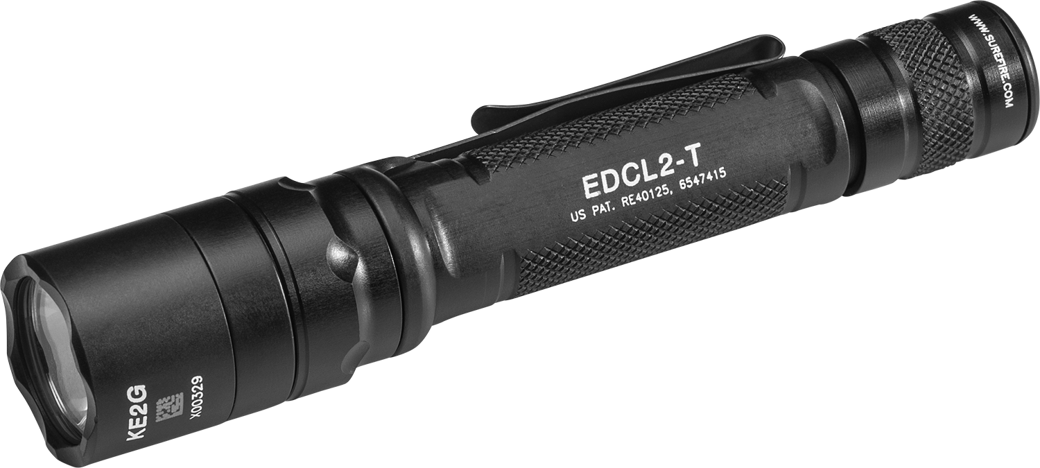 Surefire EDCL2-T Dual-Output LED Everyday Carry Flashlight (1,200 Lumens)