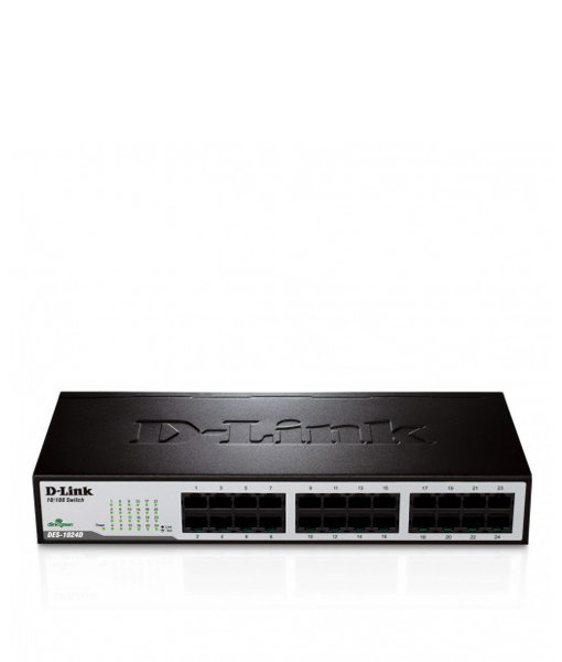 D-Link 24-Port Fast Ethernet Desktop/Rackmount Switch DES-1024D