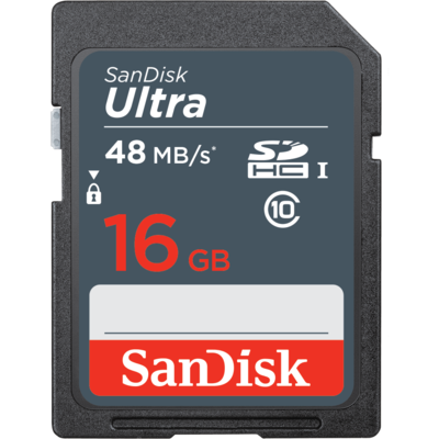 SanDisk Ultra® SDHC™/SDXC™ UHS-I Class 10 16GB Memory Card