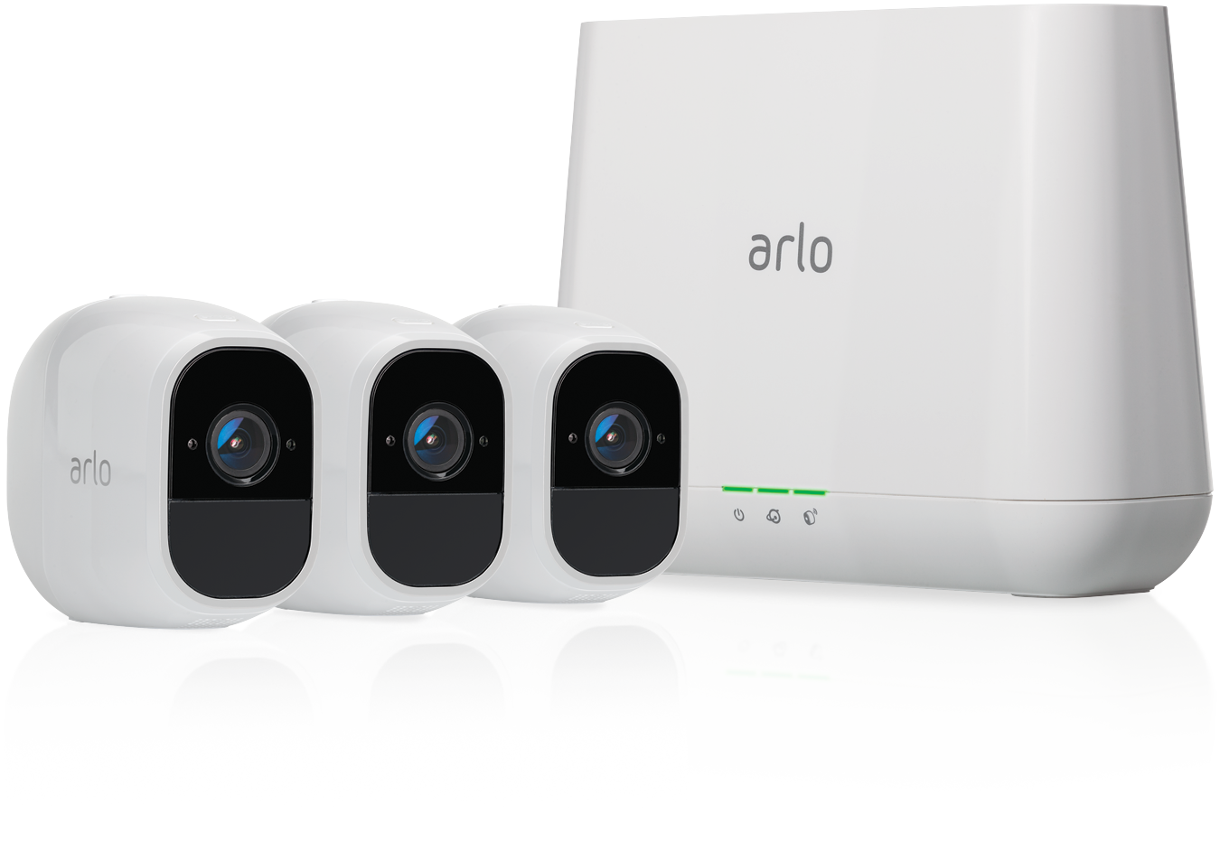 Netgear Arlo Pro 2 Smart Security System with 3 Cameras VMS4330P-100EUS