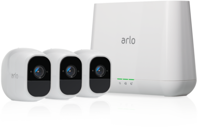 Netgear Arlo Pro 2 Smart Security System with 3 Cameras VMS4330P-100EUS