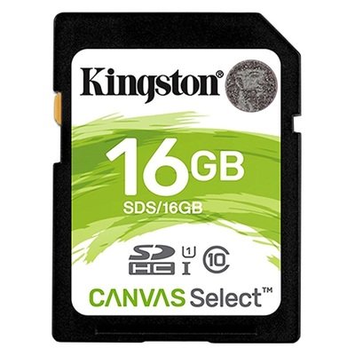 Kingston SDHC Class 10 UHS-I Canvas Select 16GB