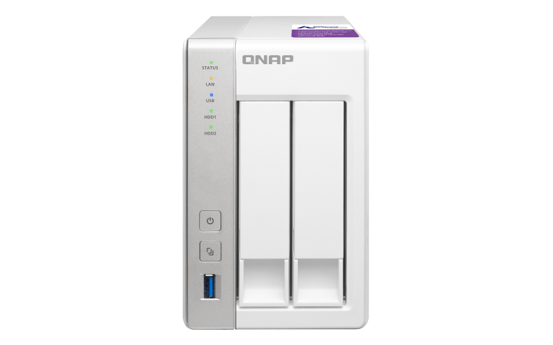 QNAP 2 Bay NAS For Small &amp; Home Offices TS-231P