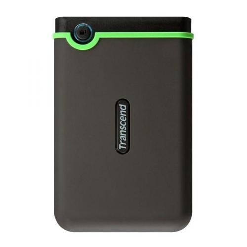 Transcend StoreJet 25M3C 2.5&quot; USB Type-C Portable Hard Drive, Color: Iron Gray