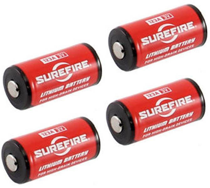 Surefire SF123A Lithium Battery (4pcs per pack)