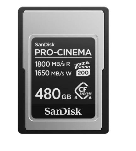 SanDisk PRO-CINEMA CFexpress™ Type A Card - 480GB/960GB