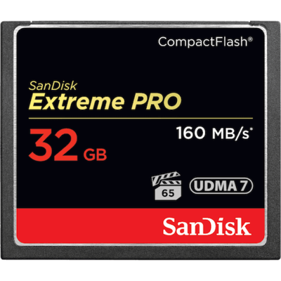 SanDisk Extreme PRO® CompactFlash® 160MB/s 32GB Memory Card 32GB SDCFXPS-032G-X46