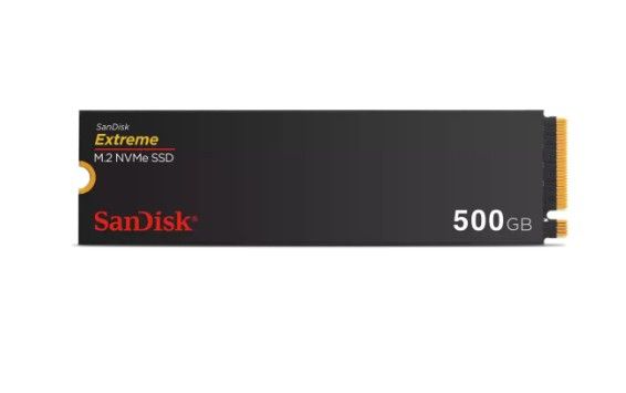SanDisk Extreme M.2 NVMe PCIe Gen 4.0 Internal SSD - 500GB - 2TB M.2 2280, Capacity: 500GB (SDSSDX3N-500G-G26)