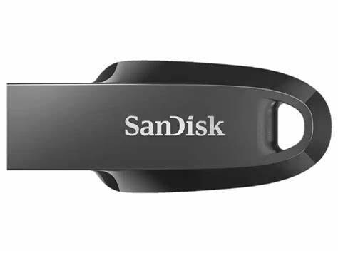 Sandisk Ultra Curve USB 3.2 Gen 1 Flash Drive CZ550 32GB SDCZ550-032G-G46, Color: Black
