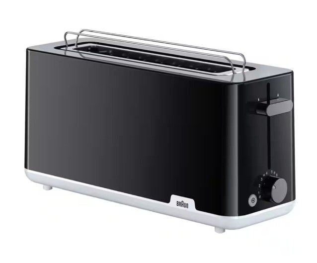 Braun Breakfast Series 1 Long-Slot Toaster HT 1110 Black
