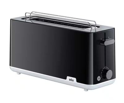 Braun Breakfast Series 1 Long-Slot Toaster HT 1110 Black